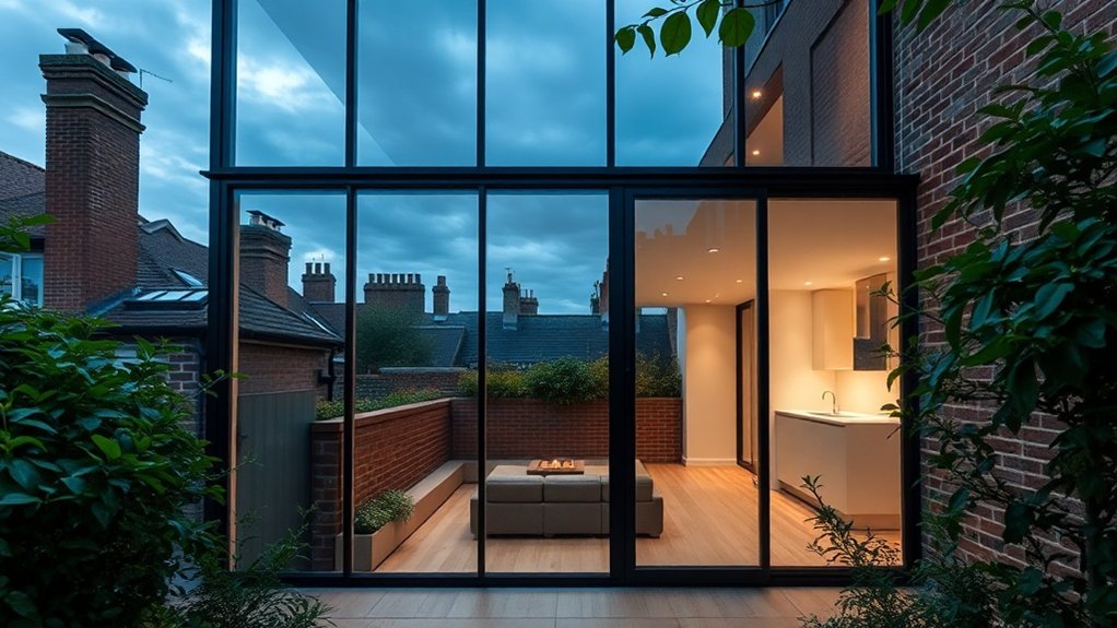 Glass Extension Walls Kentish Town