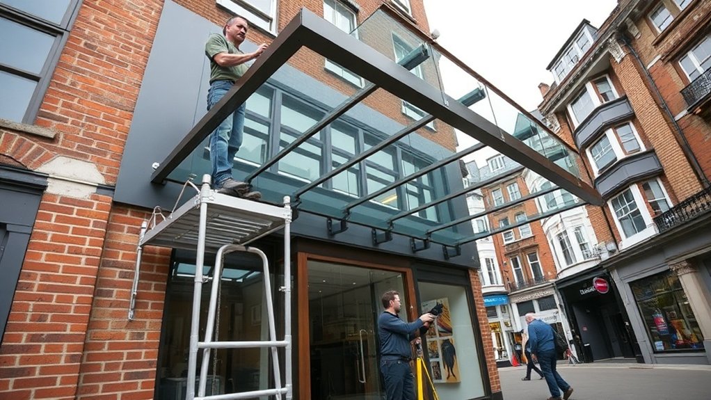 Shopfront Canopy Kentish Town