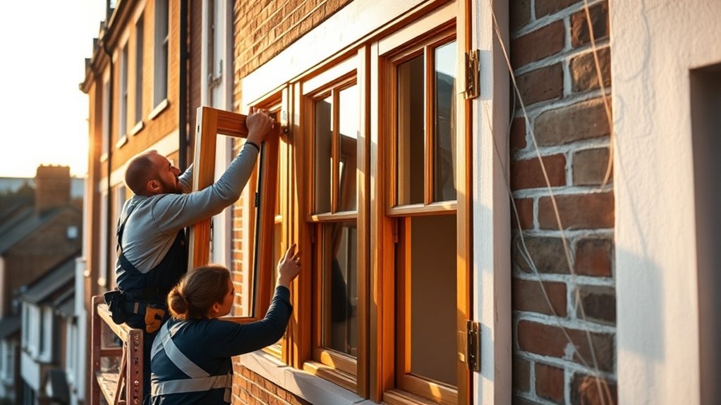 Wooden Window Installation Kentish Town